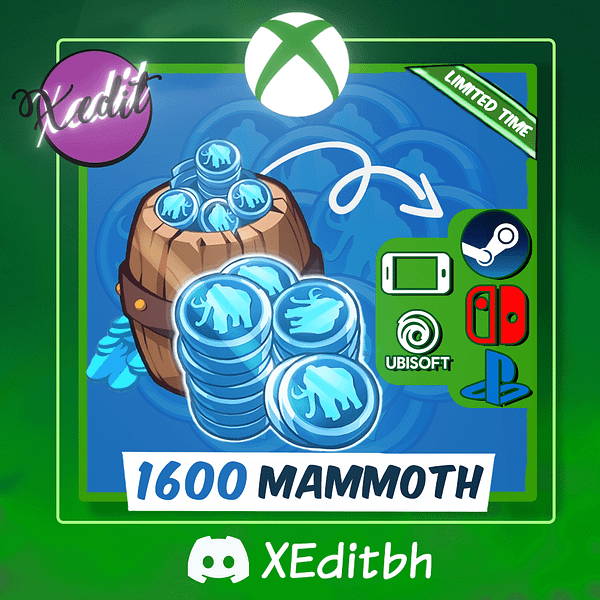 1600 Mammoth coins cheap buy